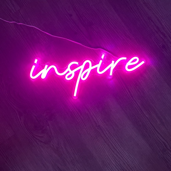 “inspire” neon sign - Picture 2 of 2